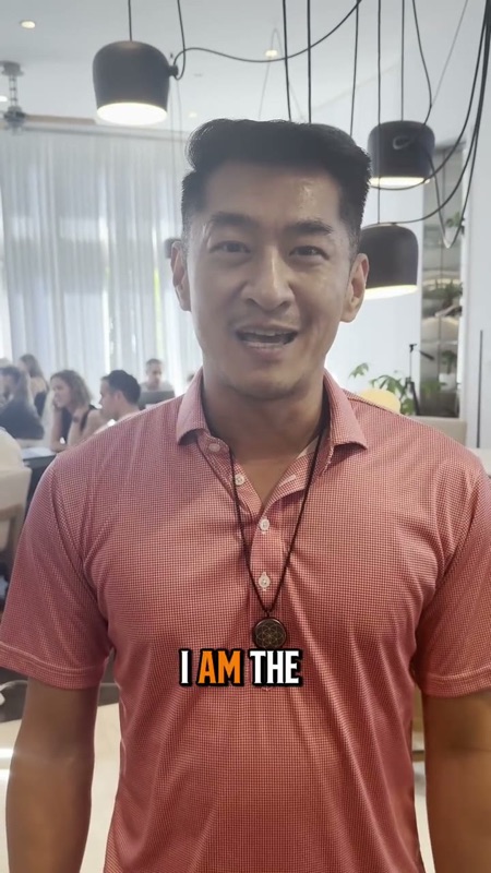 Alex Chen, in a still from a video testimonial